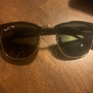 Ray Ban sunglasses gold frame